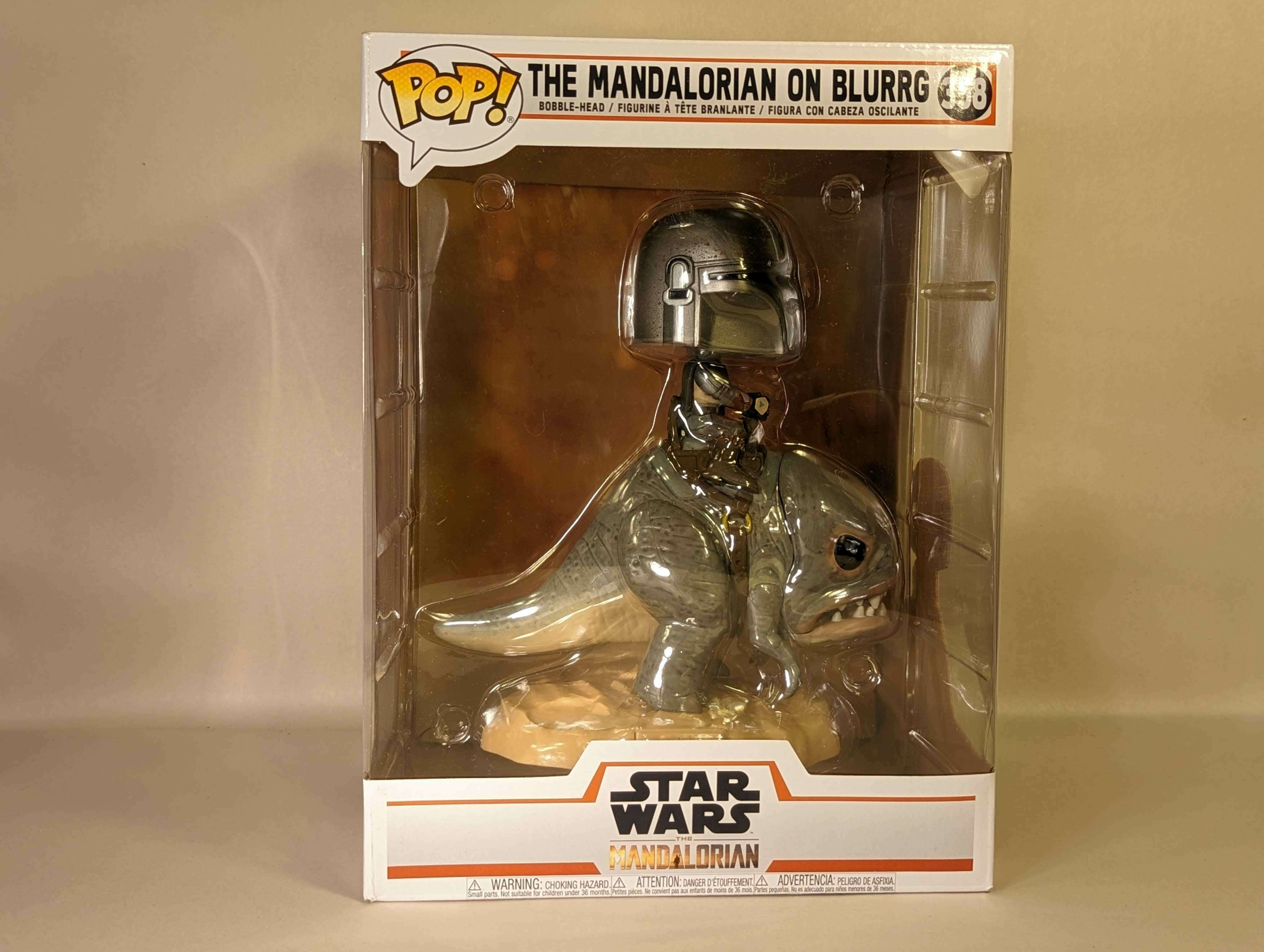 Figurine The Mandalorian On Blurrg / Star Wars The Mandalorian