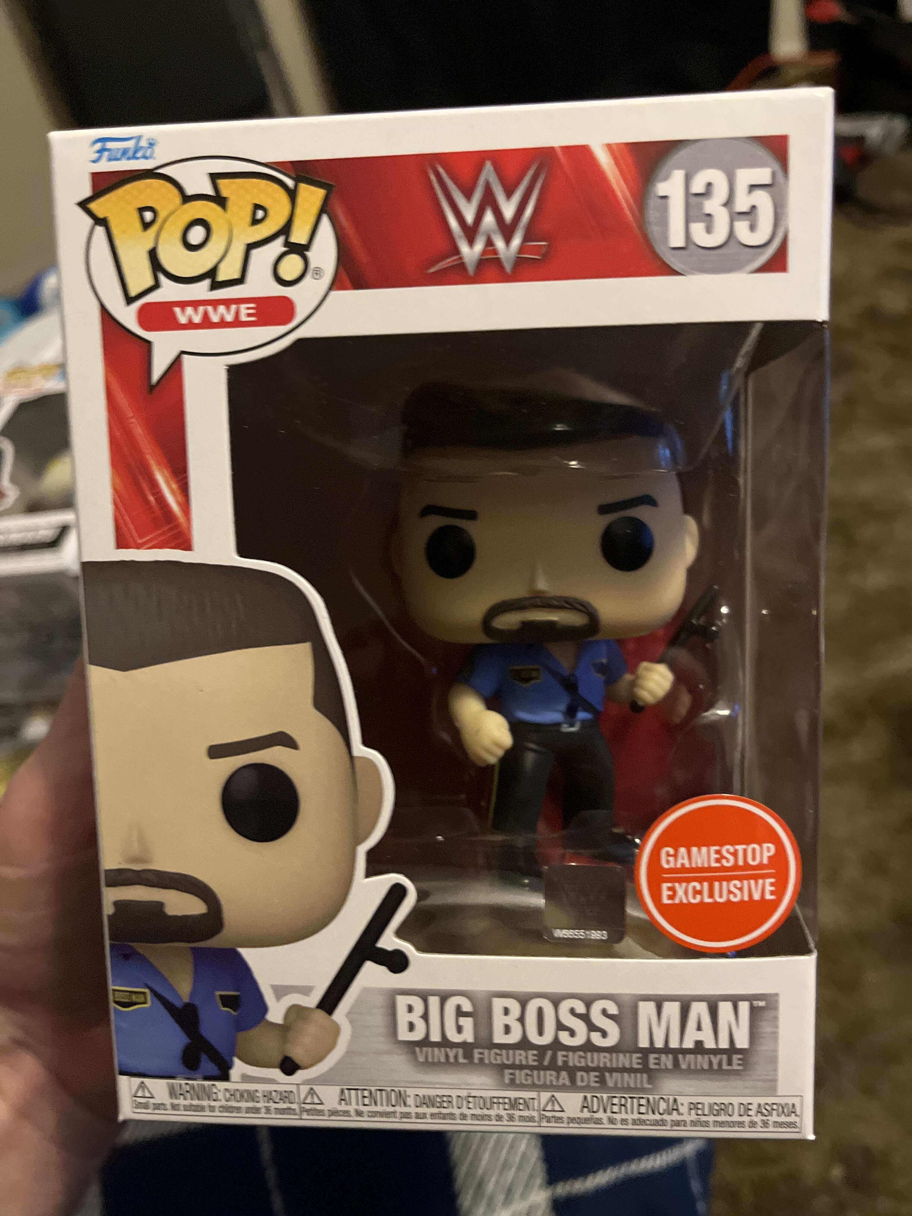 FIGURA WWE BIG BOSS MAN MATTEL