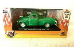 M2 Machines Auto Drivers 1954 Studebaker 2R Tow Truck Green Chase Collectibles for sale