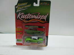 JL 1957 CHEVROLET BEL AIR, LIME GREEN, STREET FREAKS Collectibles for sale