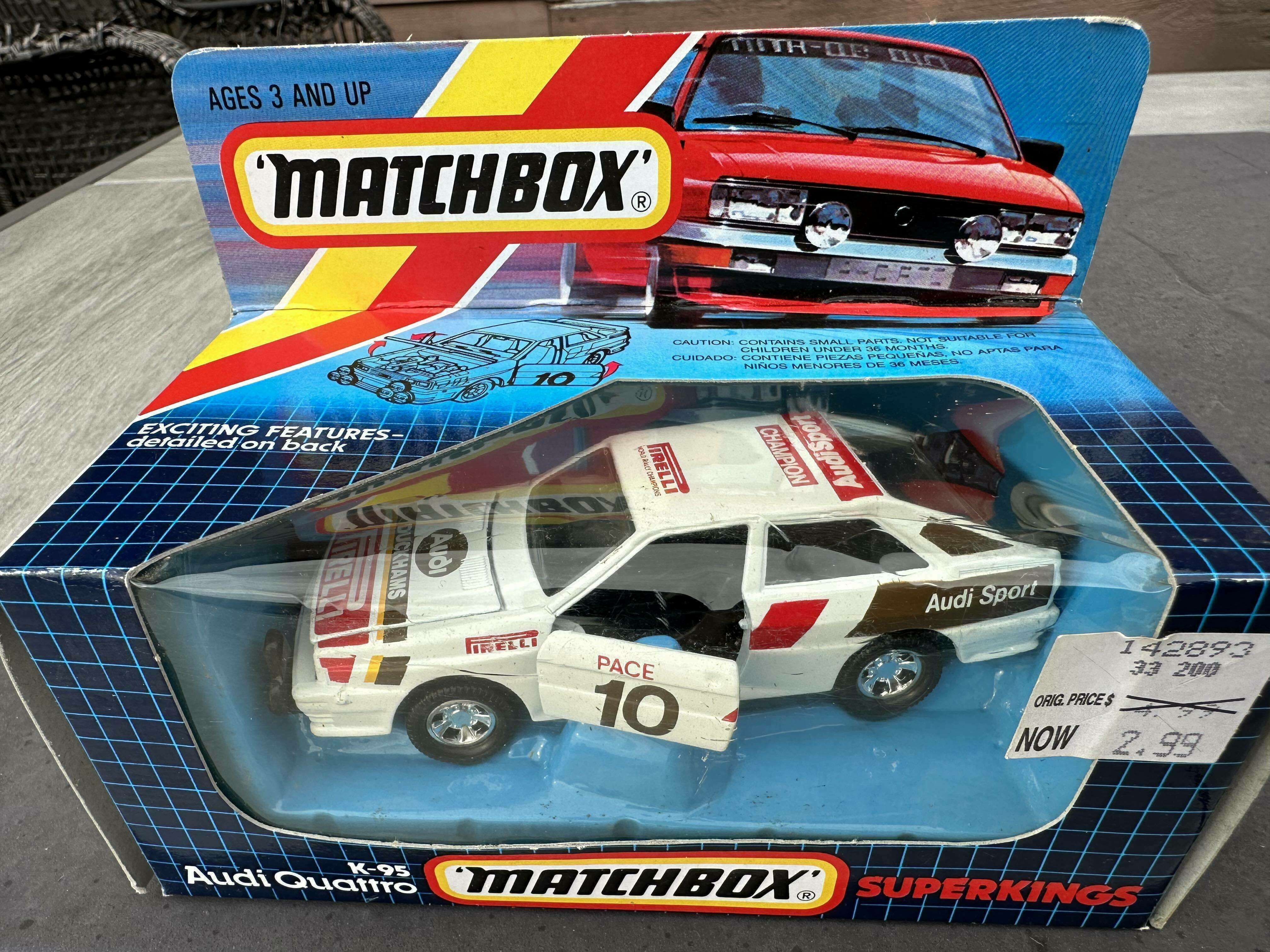 Matchbox 1982 top audi quattro