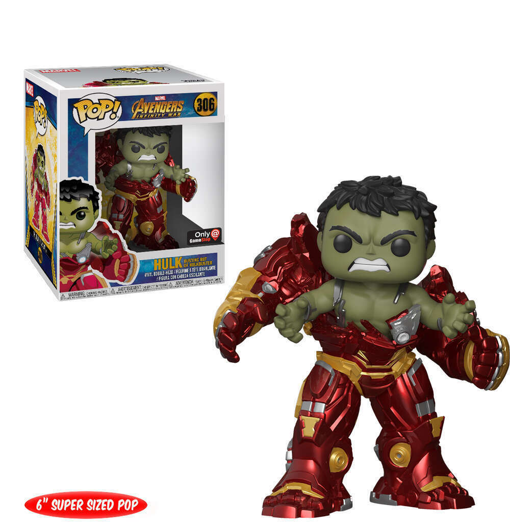 Hulk busting out of hulkbuster pop vinyl best sale