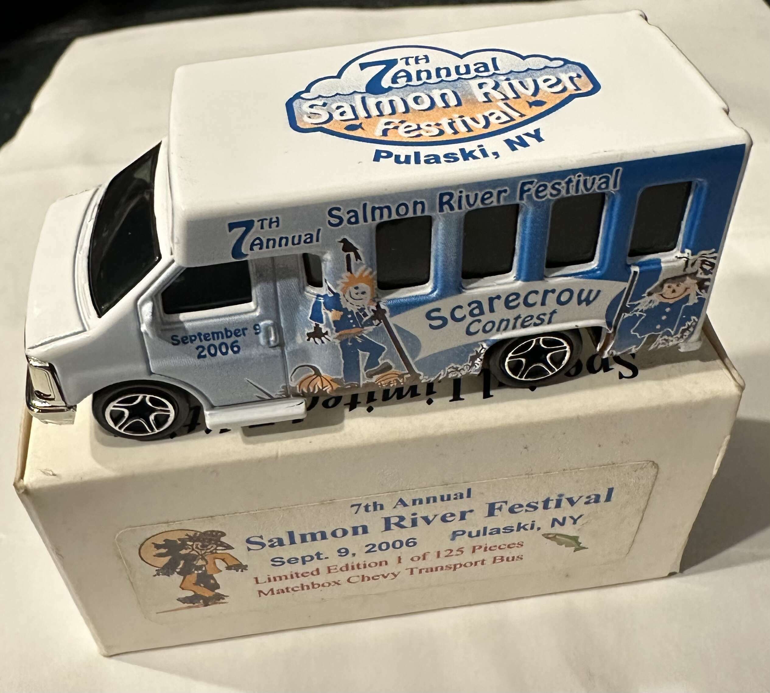 2006 Salmon River Festival Matchbox Chevy Transport Bus The Toy