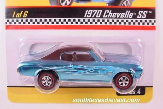 HOT WHEELS RLC Neo 1970 Chevelle SS Shiny Spectraflame Blue