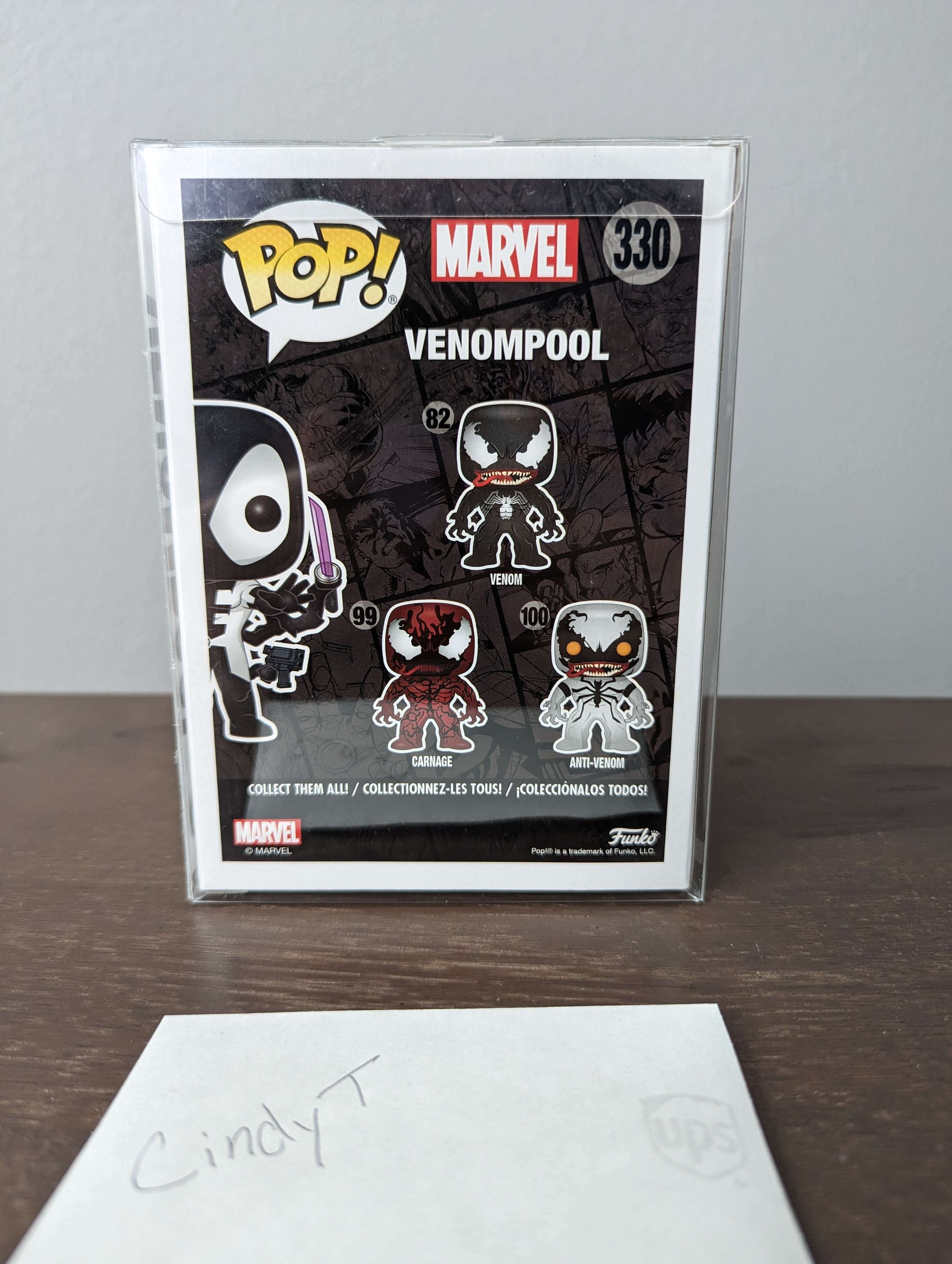 Venompool back discount in black pop