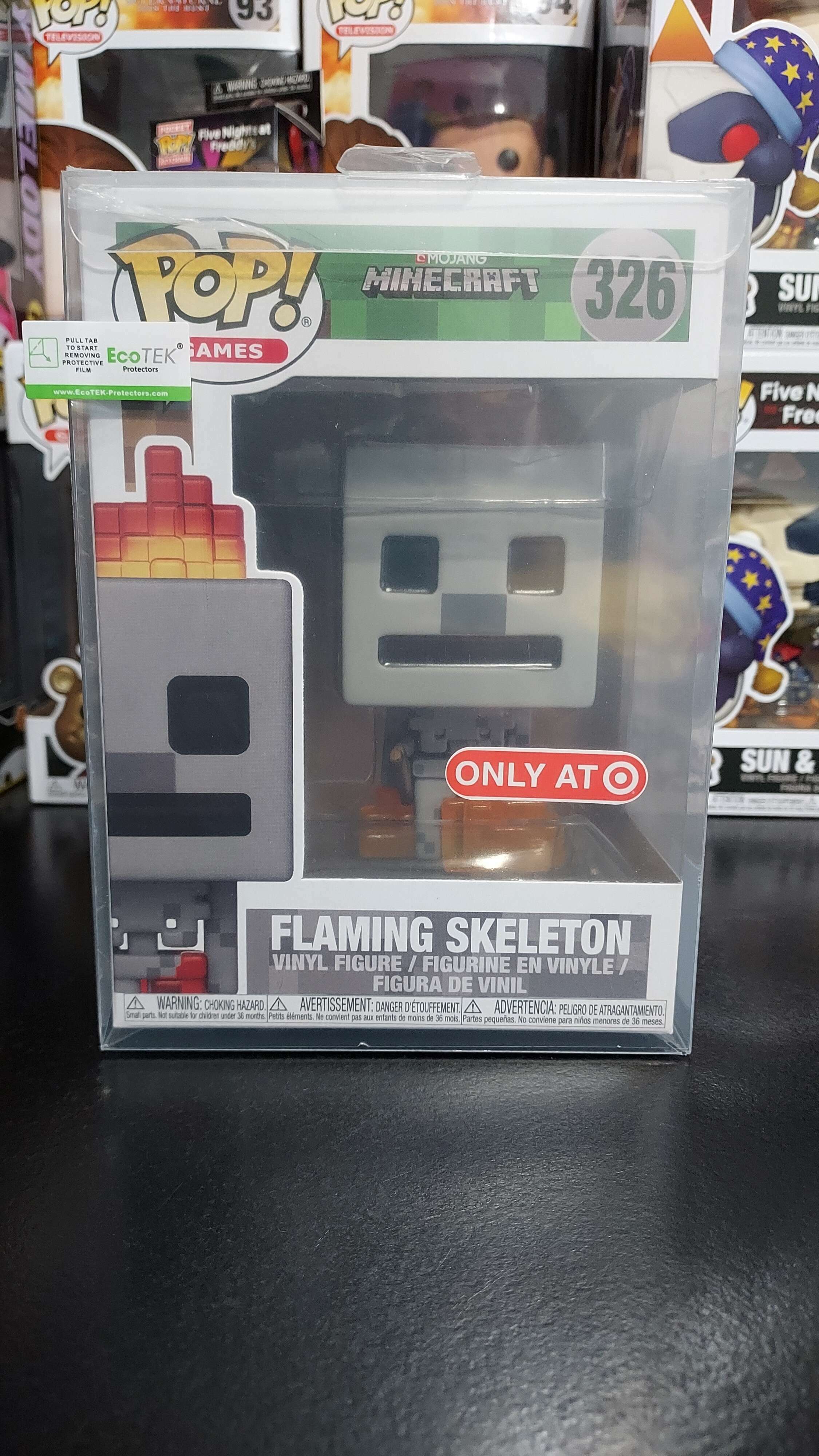 Funko pop clearance flaming skeleton