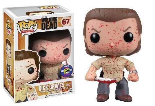 Bloody rick grimes shop funko pop