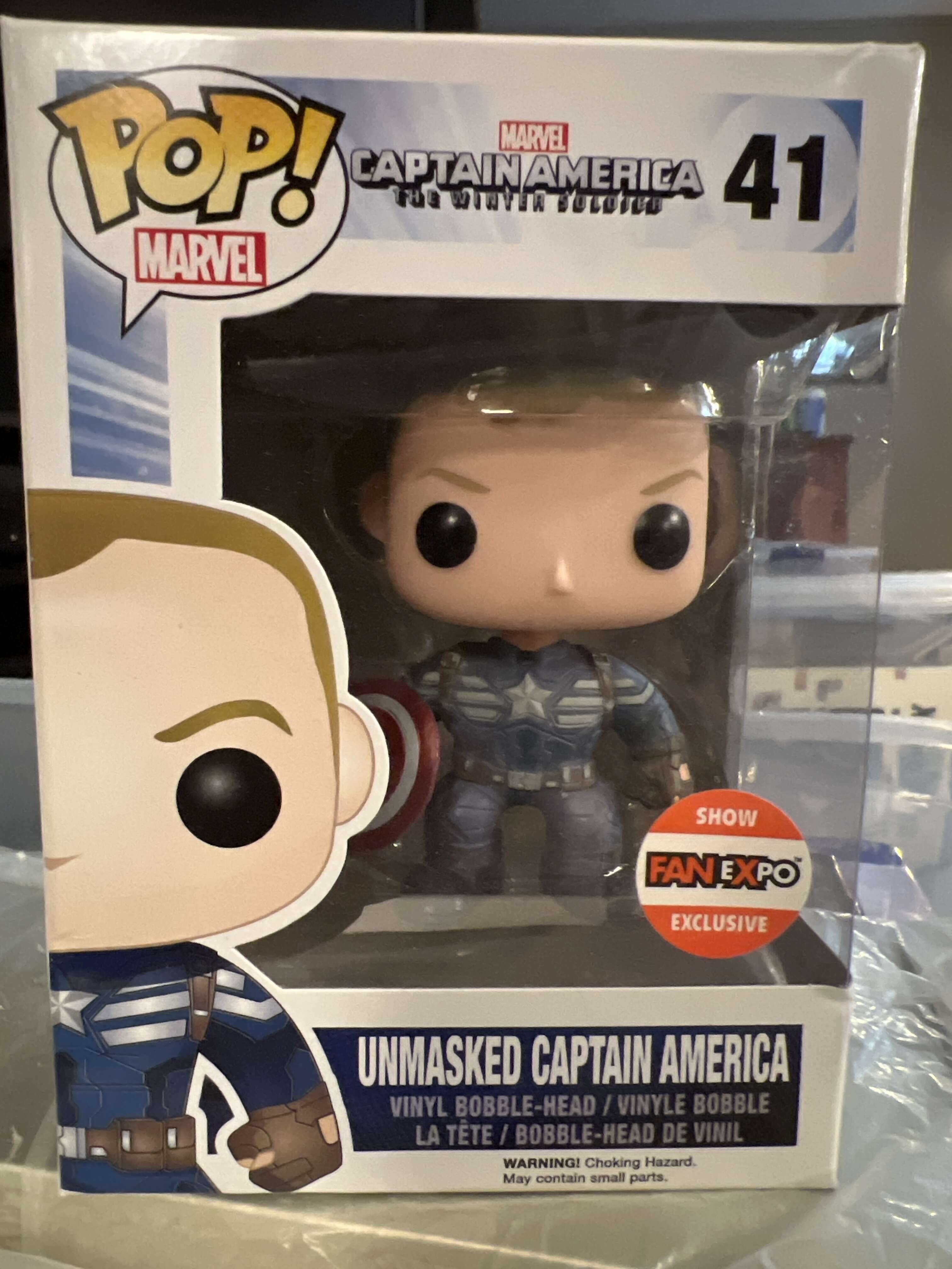 Captain america unmasked funko pop clearance