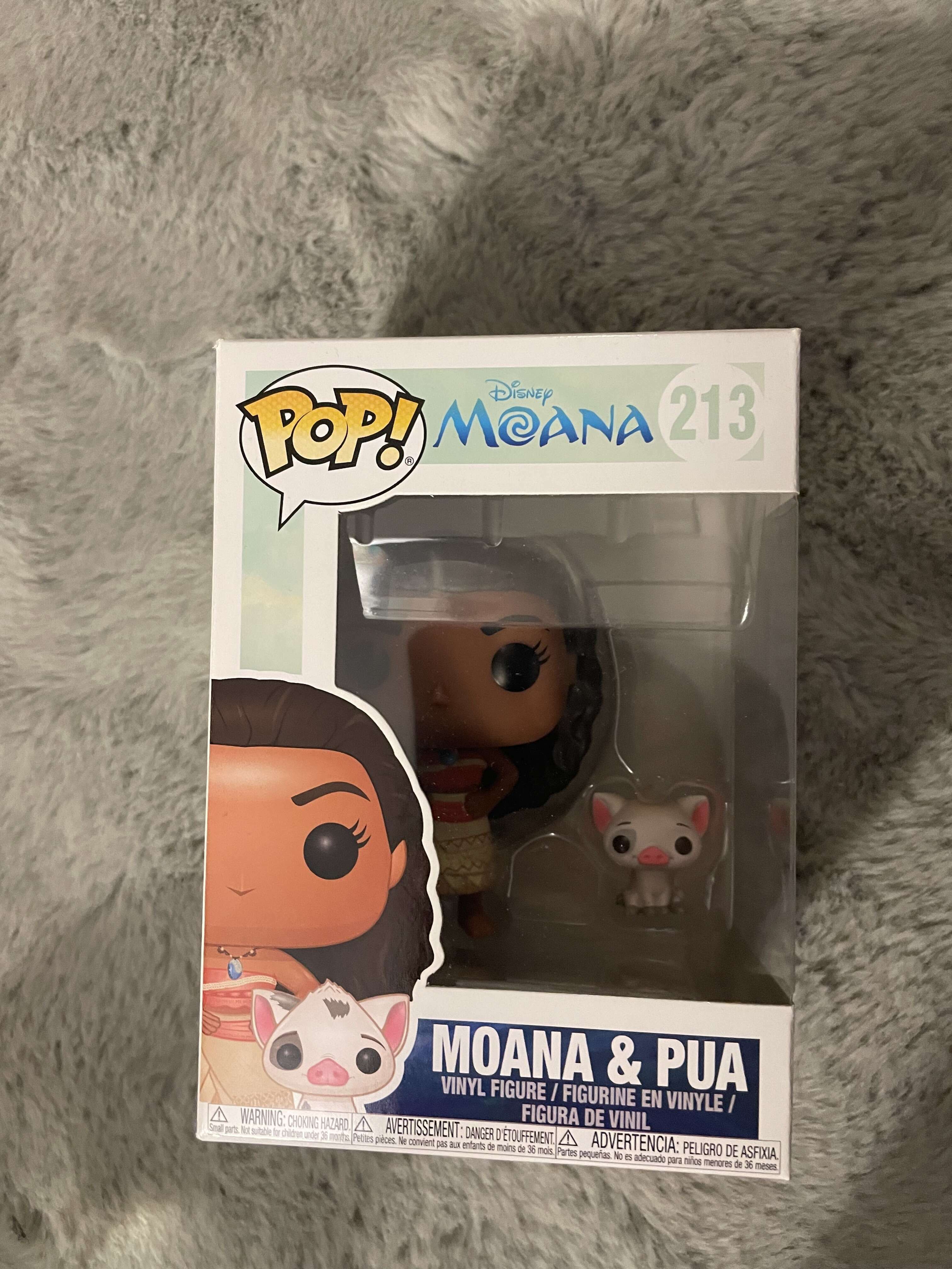 Funko POP Disney: Moana - Moana & Pua Action Figure, Brown, Standard