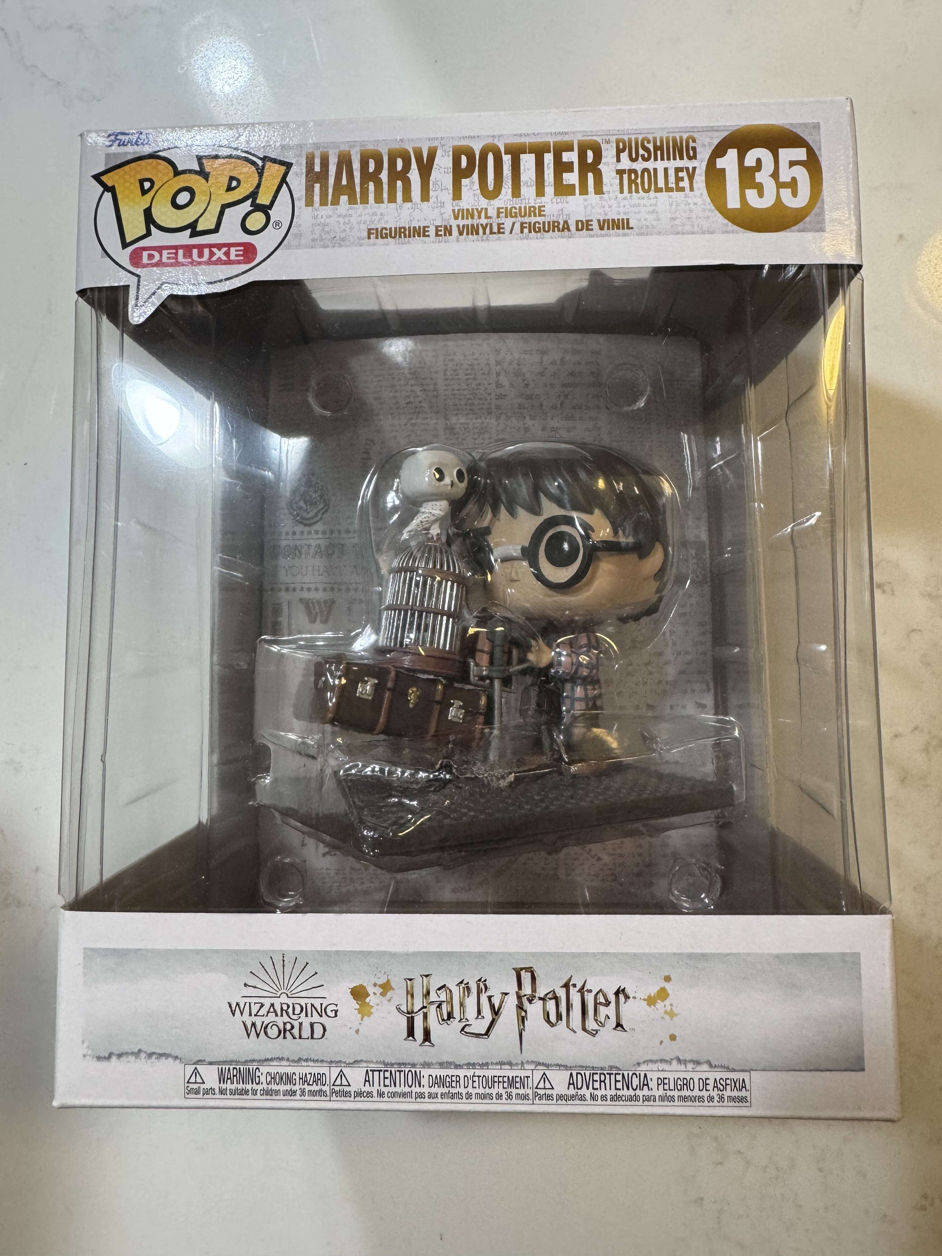 Figurine Pop Harry Pushing Trolley (Harry Potter)
