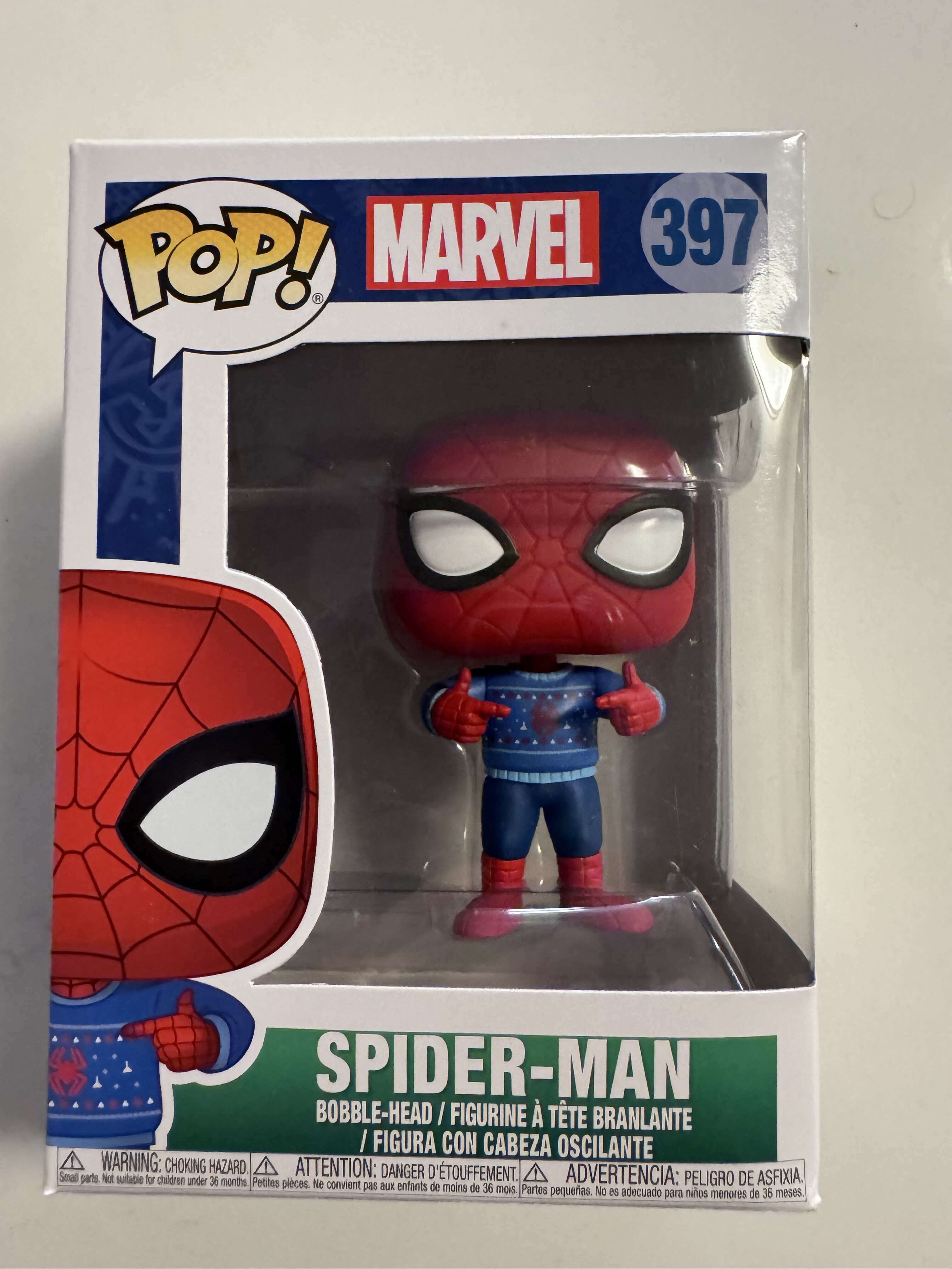 Spider man sales ugly sweater pop