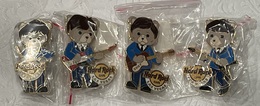 Hard Rock Cafe Las Vegas Beatles Bear Pin set Collectibles for sale