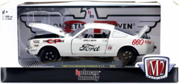 M2 1/24 WHITE HOLMAN MOODY 1965 Ford Mustang Fastback 2+2 Collectibles for sale