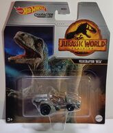 2023 Hot Wheels Character Cars Jurassic World Velociraptor 'Beta' Collectibles for sale