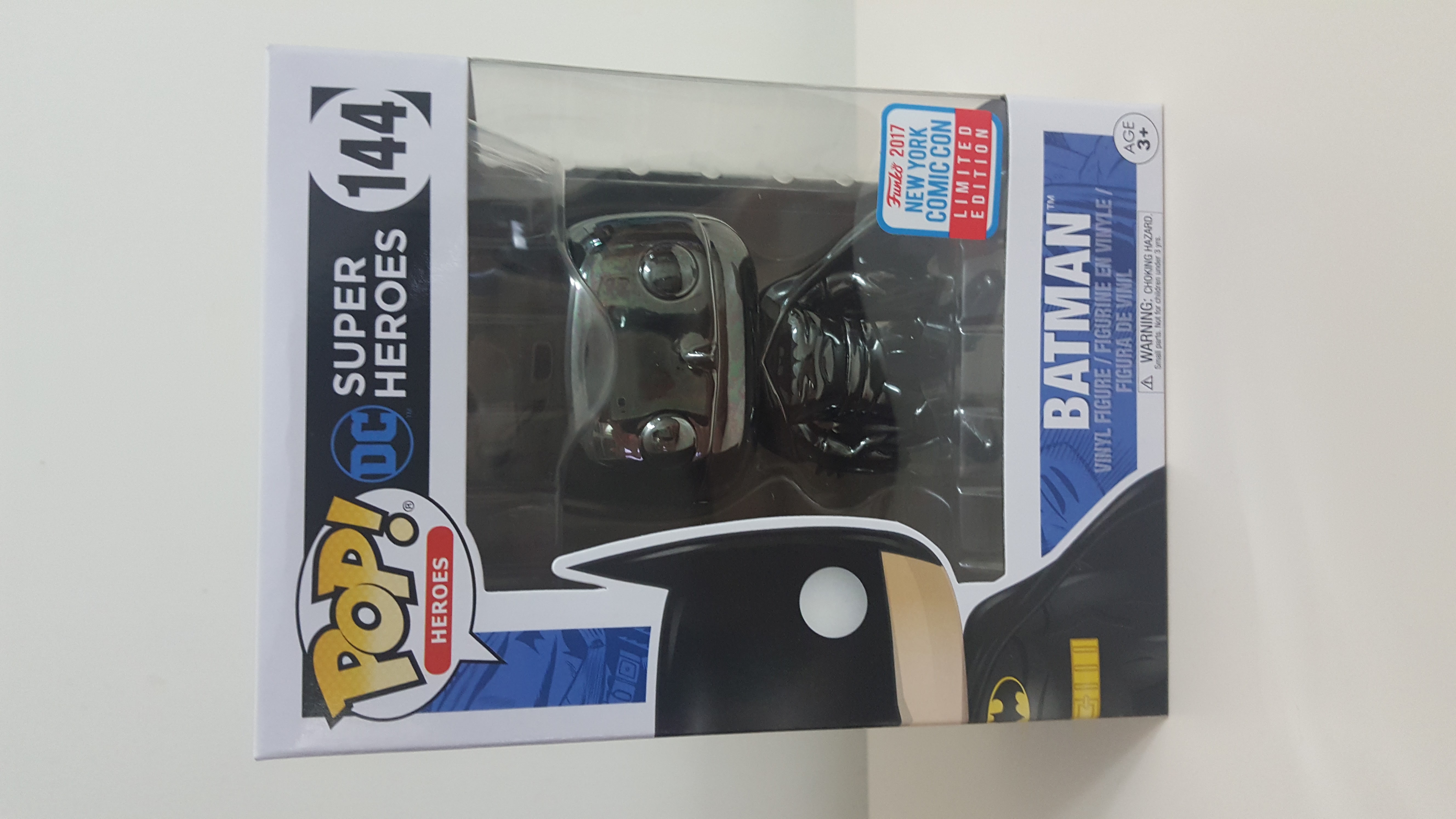 Black chrome batman sales pop