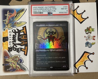 【新作からSALEアイテム等お得な商品満載】 8 PSA NEAR the Sheoldred, Foil Textured MINT - (NM) MINT マジック：ザ・ギャザリング