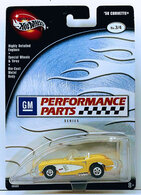 HOT WHEELS GM PERFORMANCE PARTS '58 Corvette, YELLOW, RR Collectibles for sale