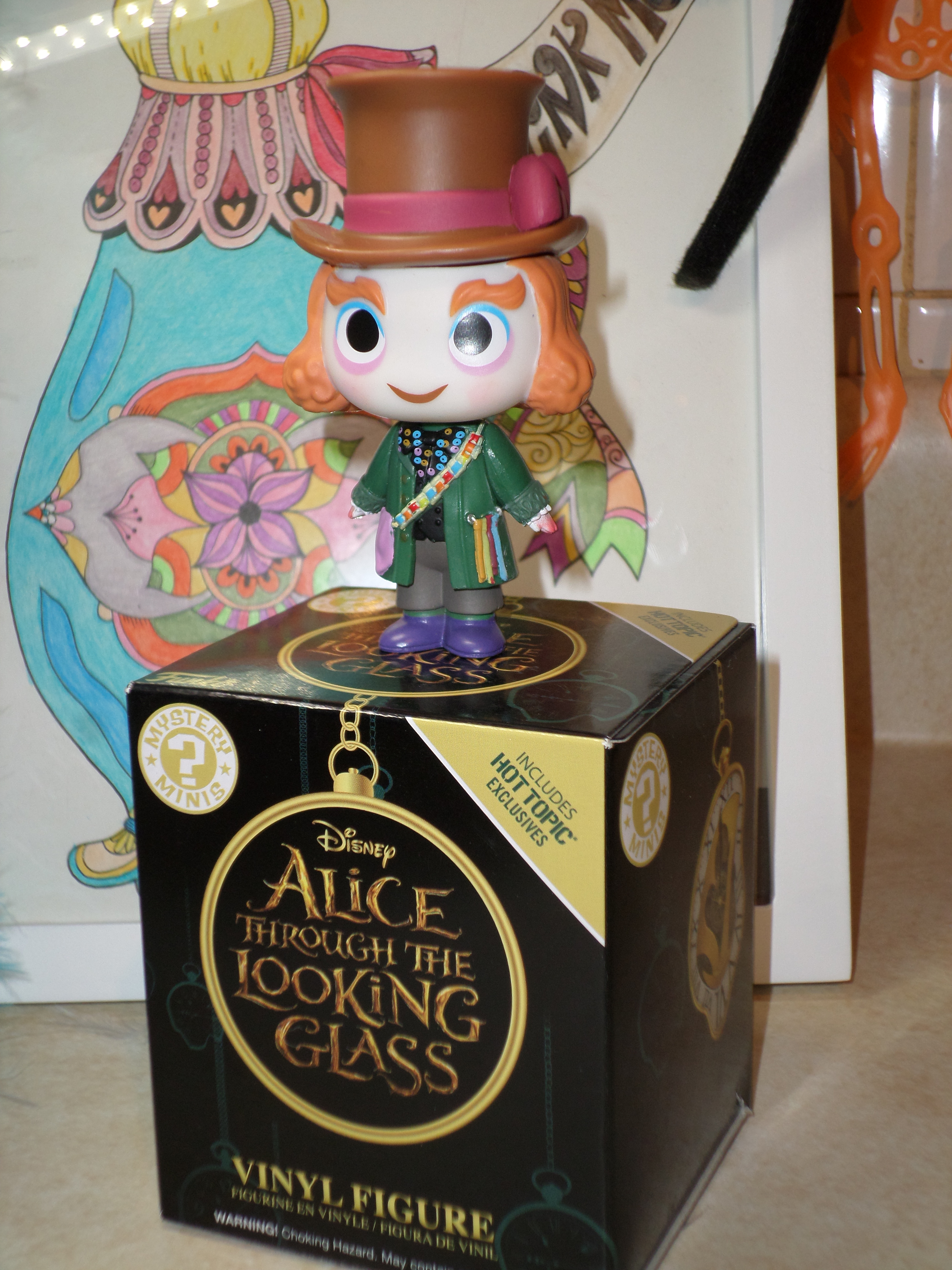Details about   Funko Mystery Minis Figure Alice Through The Looking Glass Mad Hatter 3"