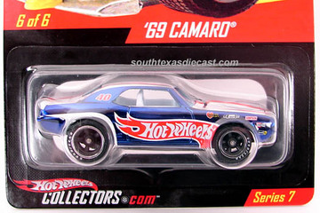 Hot Wheels Real Riders 69 Camaro Racing blue on card | eBay