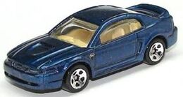 HW '99 Mustang, BLUE, TAN INTERIOR Collectibles for sale