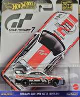 Hot Wheels Premium Gran Turismo 7 Xbox Nissan Skyline GT-R (BNR34) Mint Sealed Pop Culture Real Riders Metal Collectibles for sale