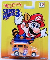Hot Wheels Premium Super Mario Brothers 3 School Busted Real Riders Metal Mint Sealed Car Culture Collectibles for sale