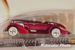HW AUTO MILESTONES 1935 Auburn Boat Tail Speedster, RED, RRWW Collectibles for sale