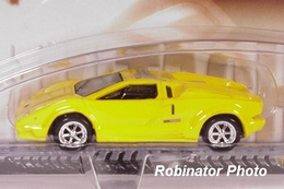 HW AUTO MILESTONES Lamborghini Countach (25th Anniversary), YELLOW Collectibles for sale
