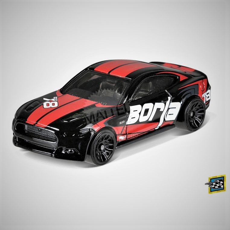Hot wheels 2015 hot sale ford mustang gt borla