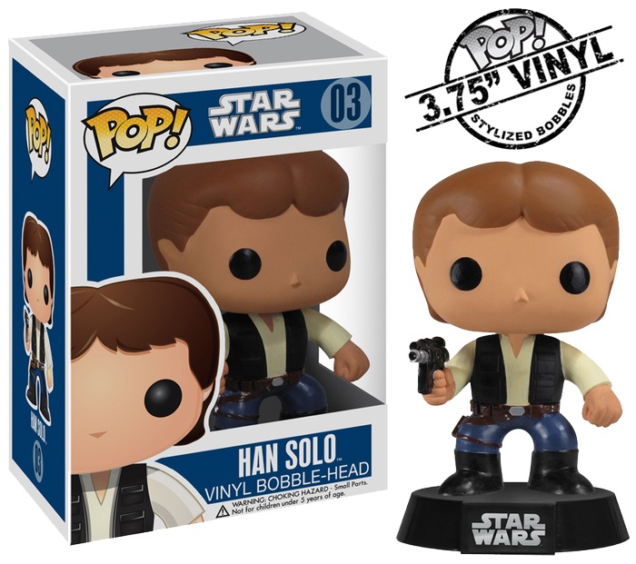 star wars han solo funko pop