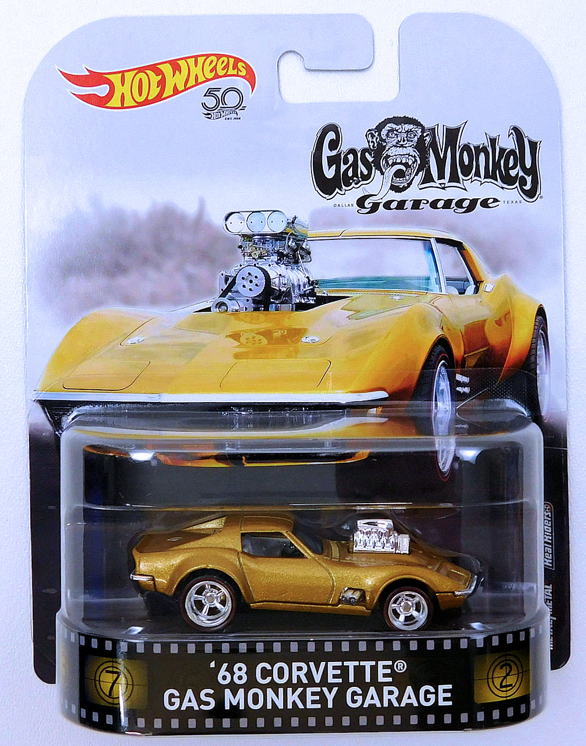 68 Corvette Gas Monkey Garage 2018 Hot Wheels Replica