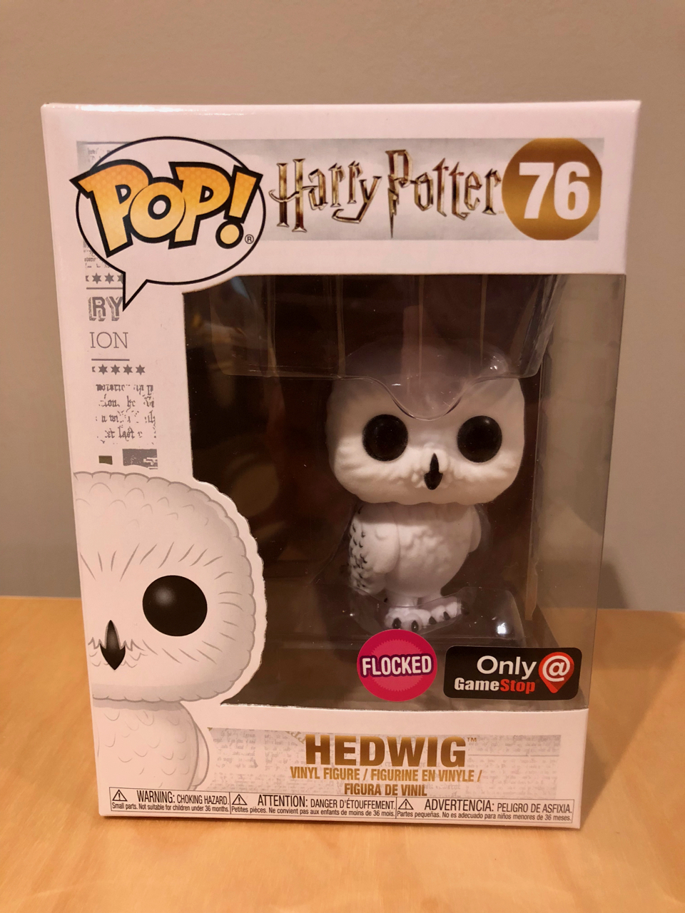 Flocked hedwig funko pop gamestop clearance