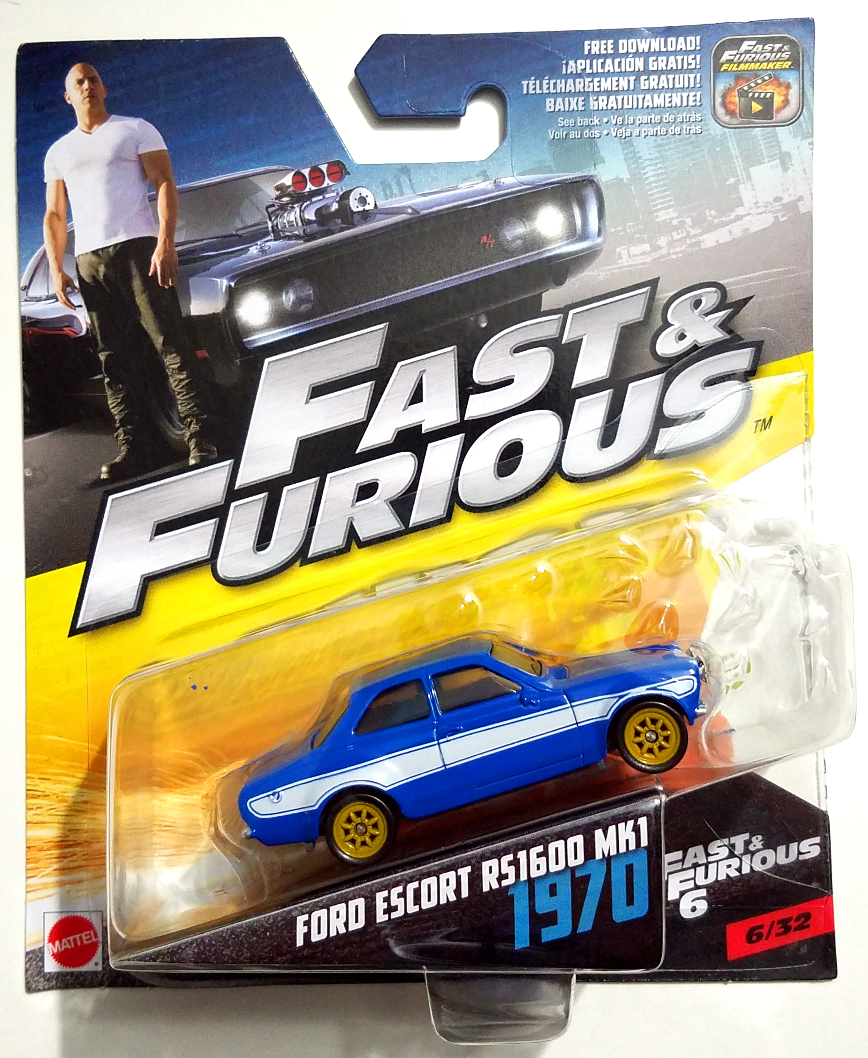 Hot wheels fast and furious best sale ford escort