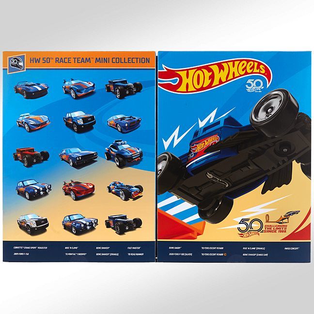 Hot wheels 50th race team 2025 mini collection