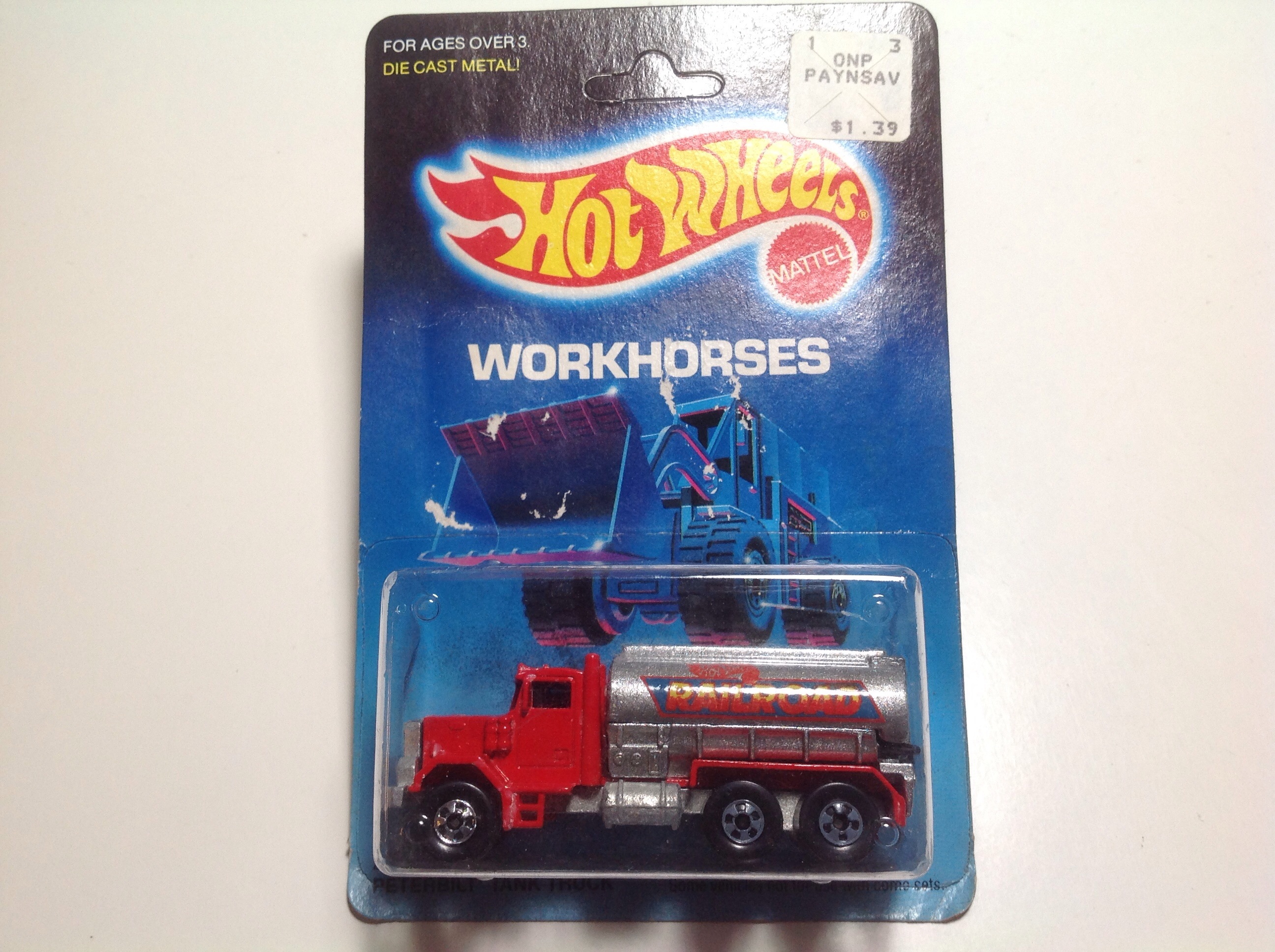 Hot Wheels Workhorses Peterbilt Tank Truck 2547 Hot Wheels