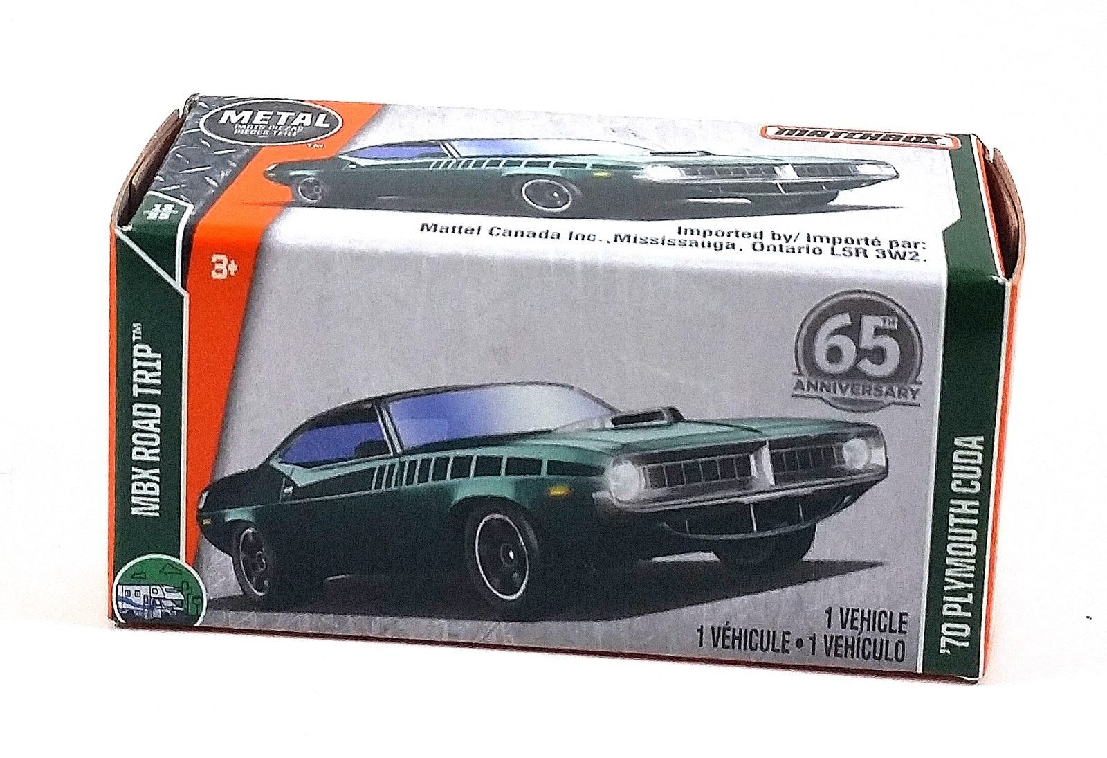 Matchbox Power Grabs MBX Road Trip 70 Plymouth Cuda 13 35 hobbyDB