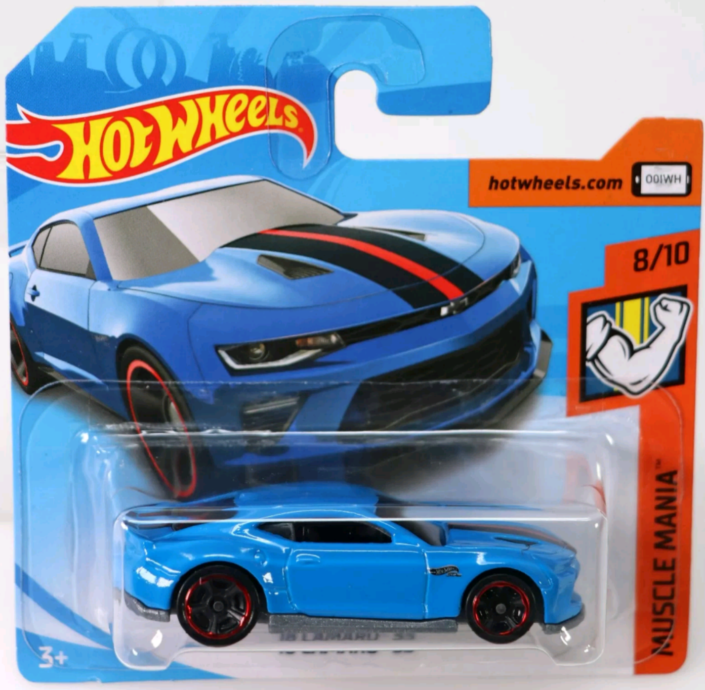 HOT WHEELS MUSCLE MANIA '18 CAMARO SS IN BLUE #8/10 OR #265/365