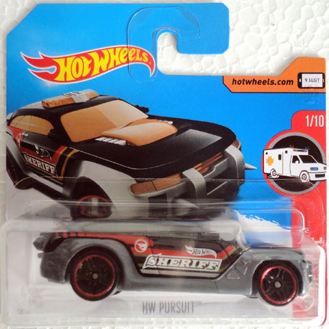 Hot Wheels Short Card 2017 Treasure Hunt HW Rescue HW Pursuit The Toy Peddler