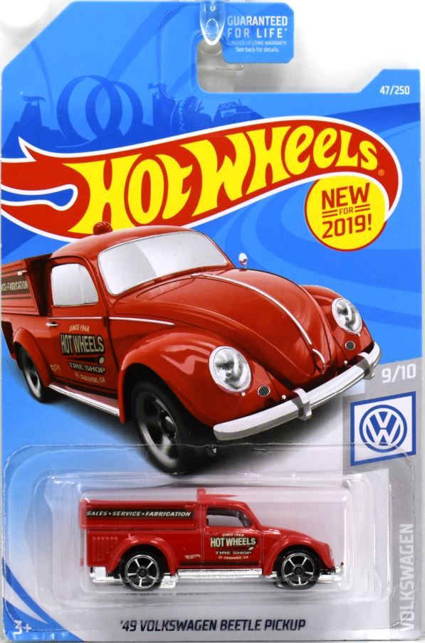 2019 Hot Wheels VOLKSWAGEN 9/10 '49 Volkswagen Beetle Pickup 47/250 