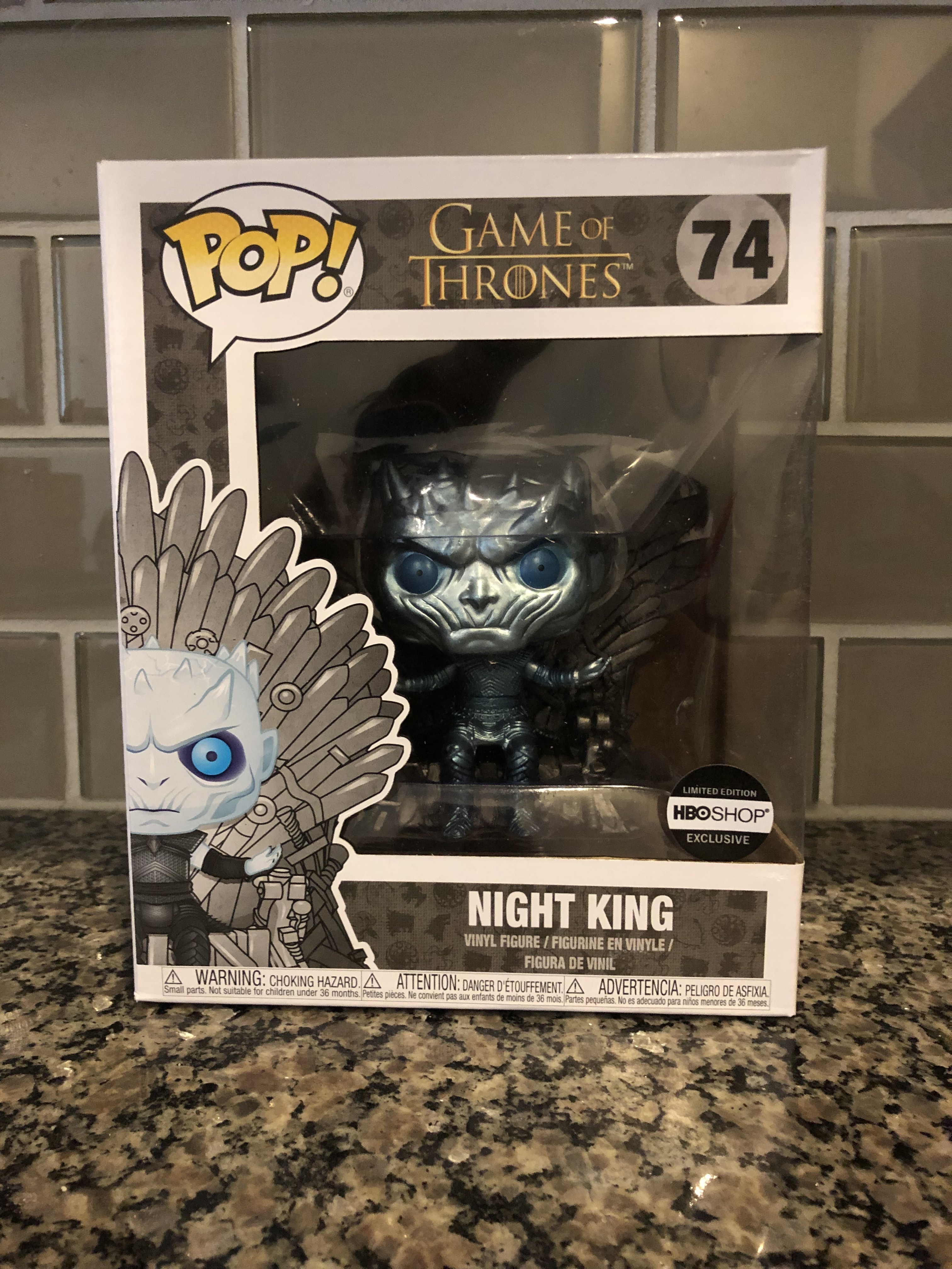Night king 2024 on throne metallic