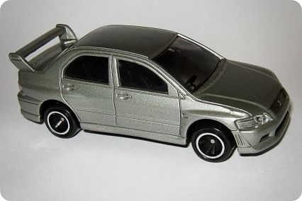 Tomy Mitsubishi Lancer Evolution VII GT A Silver The Toy Peddler