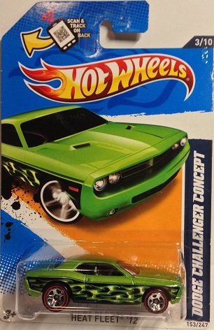 Dodge Challenger Concept K-Mart Only 2012 Hot Wheels #153 Heat Fleet '12 