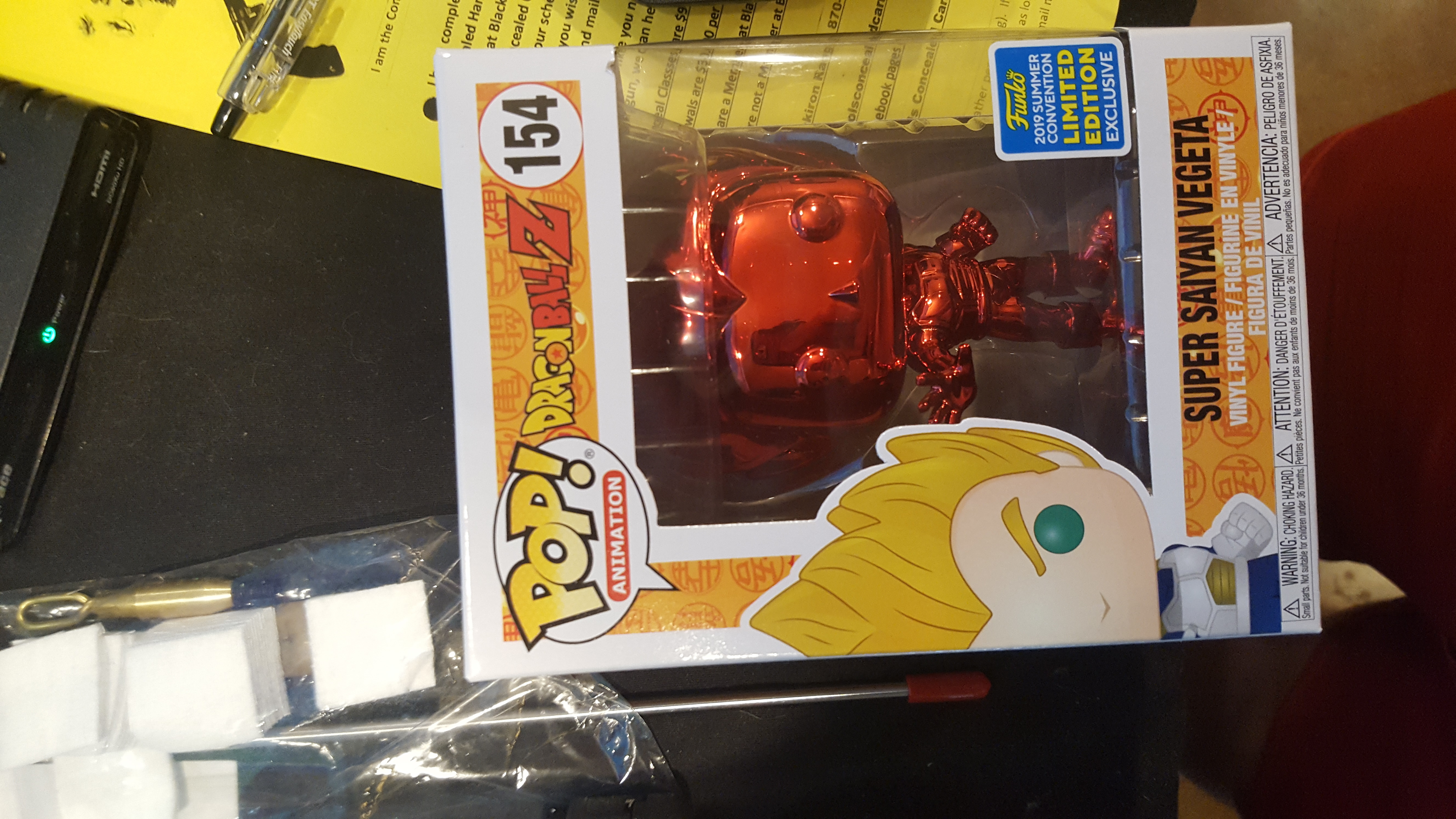 Red chrome vegeta pop sales