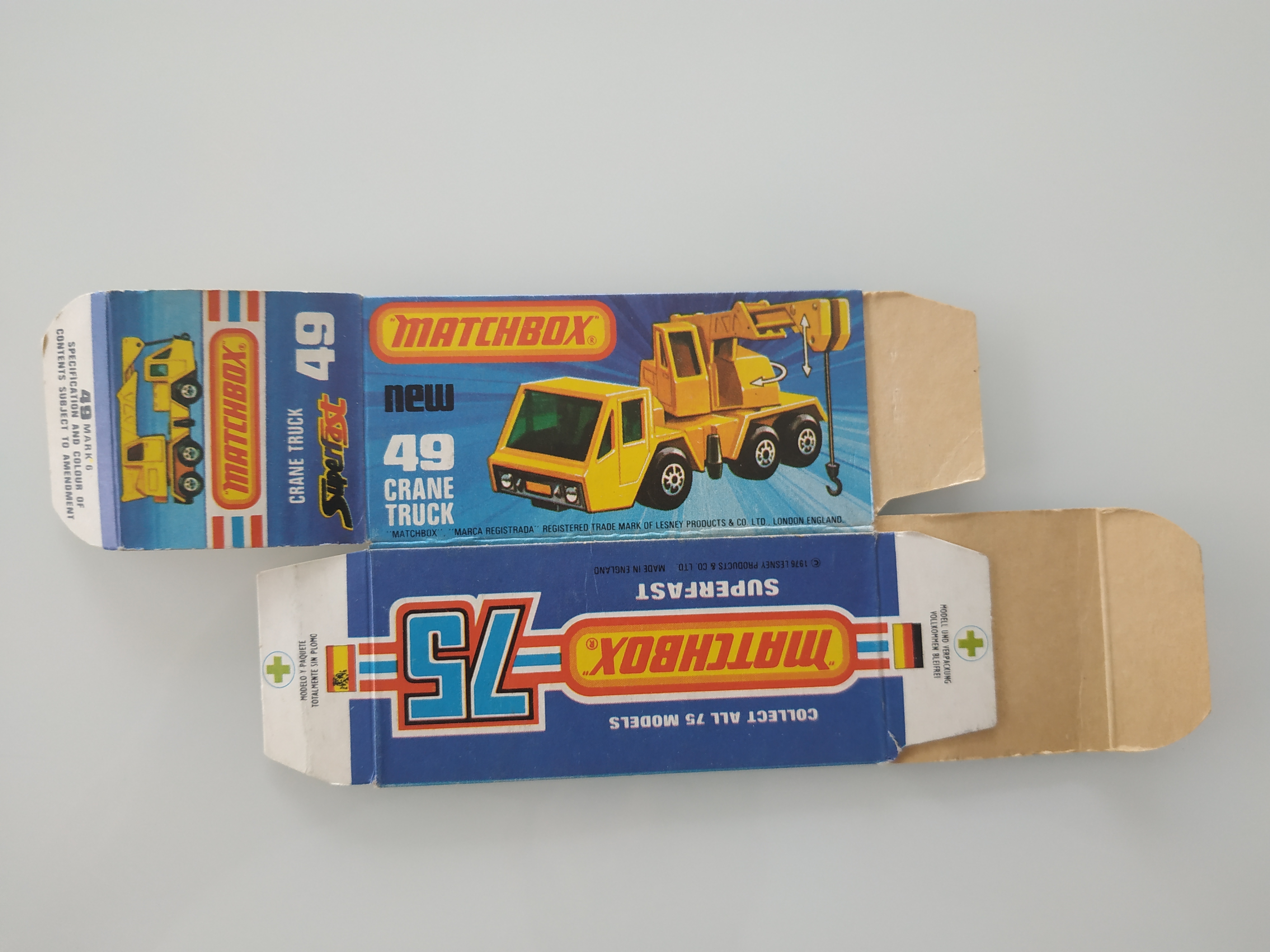 Matchbox crane truck 1976 shop