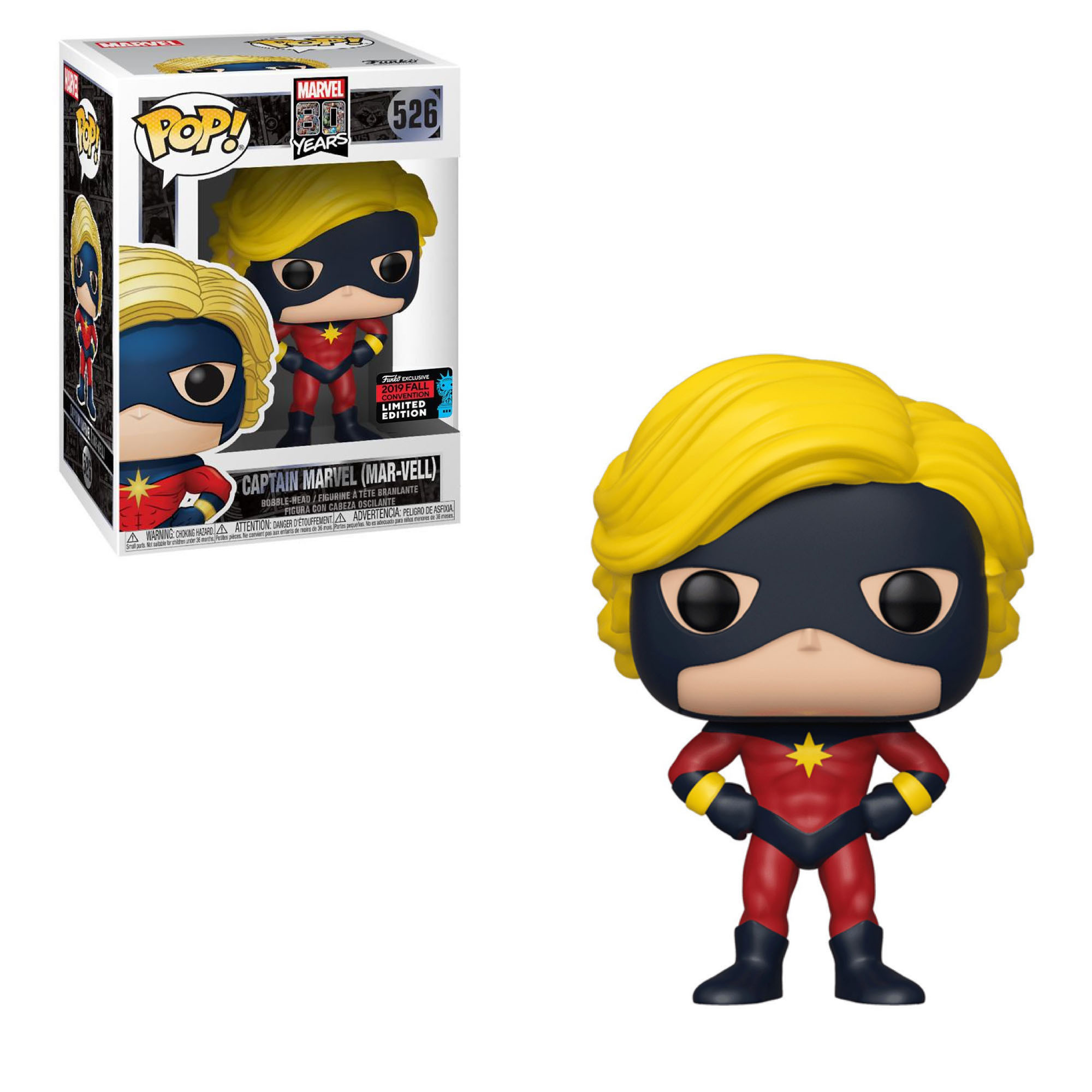 Funko Pop Marvel 526 Captain Marvel Mar Vell First Appearance