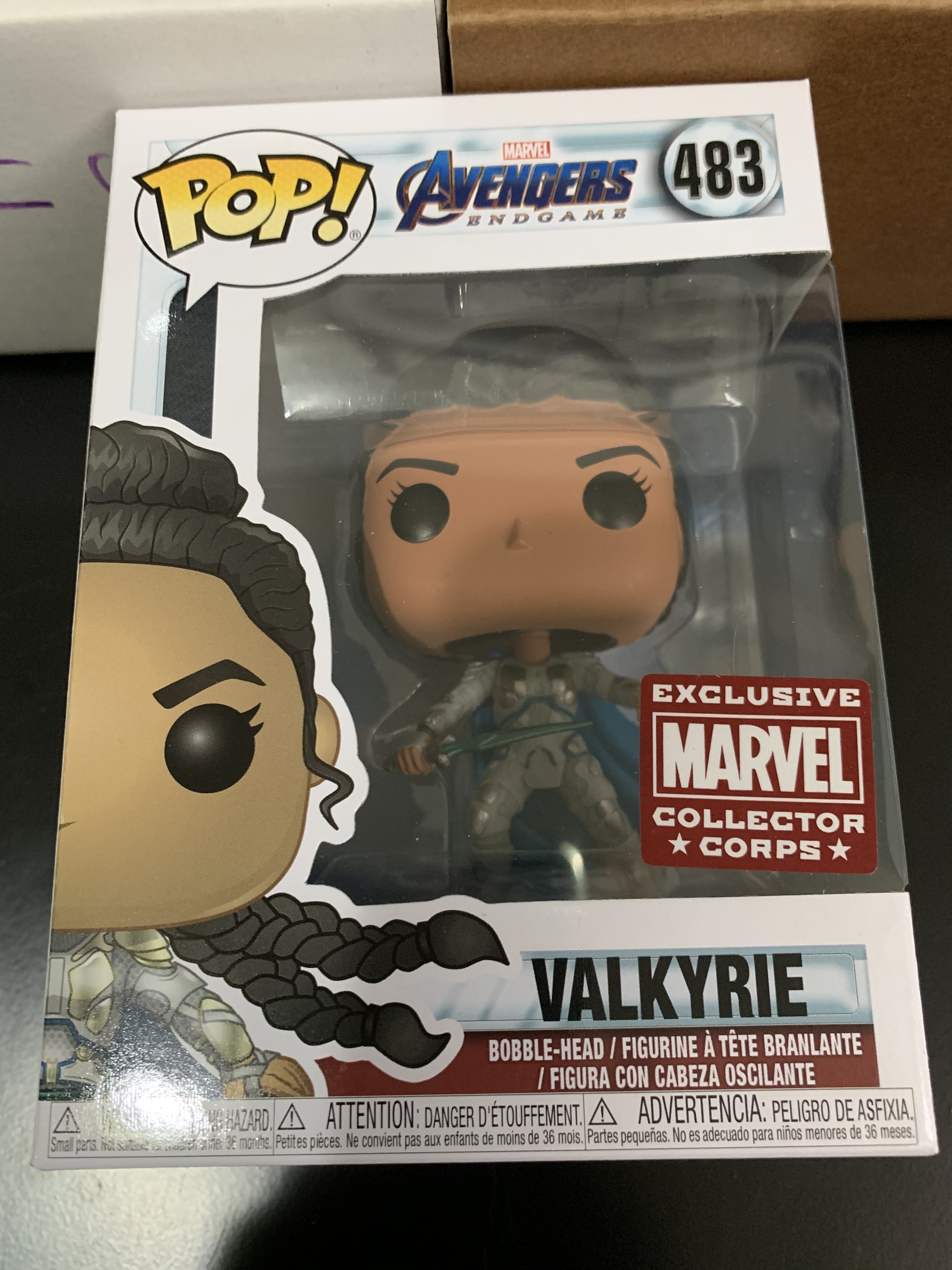 Funko Pop MCC #483 Valkyrie Marvel Collector's Corps Avengers Endgame EXCLUSIVE 