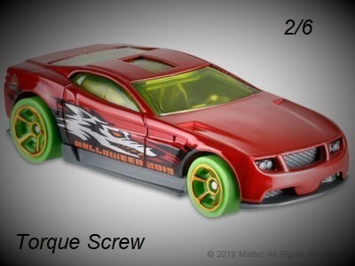 2019 Hot Wheels Halloween Complete 6 Car Set hobbyDB