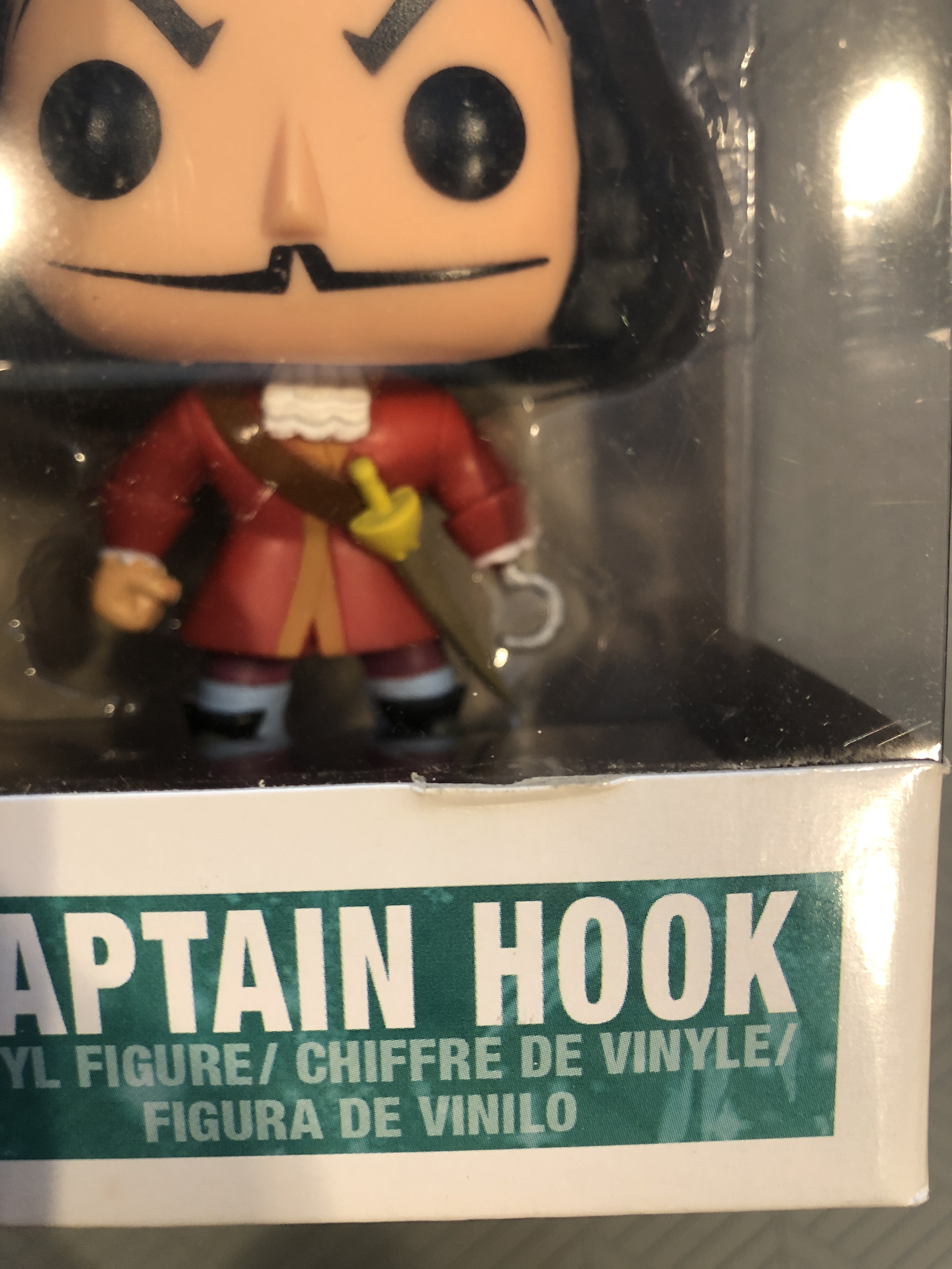 Funko POP OG Disney Store Captain Hook #26 Vinyl Figure with Protector