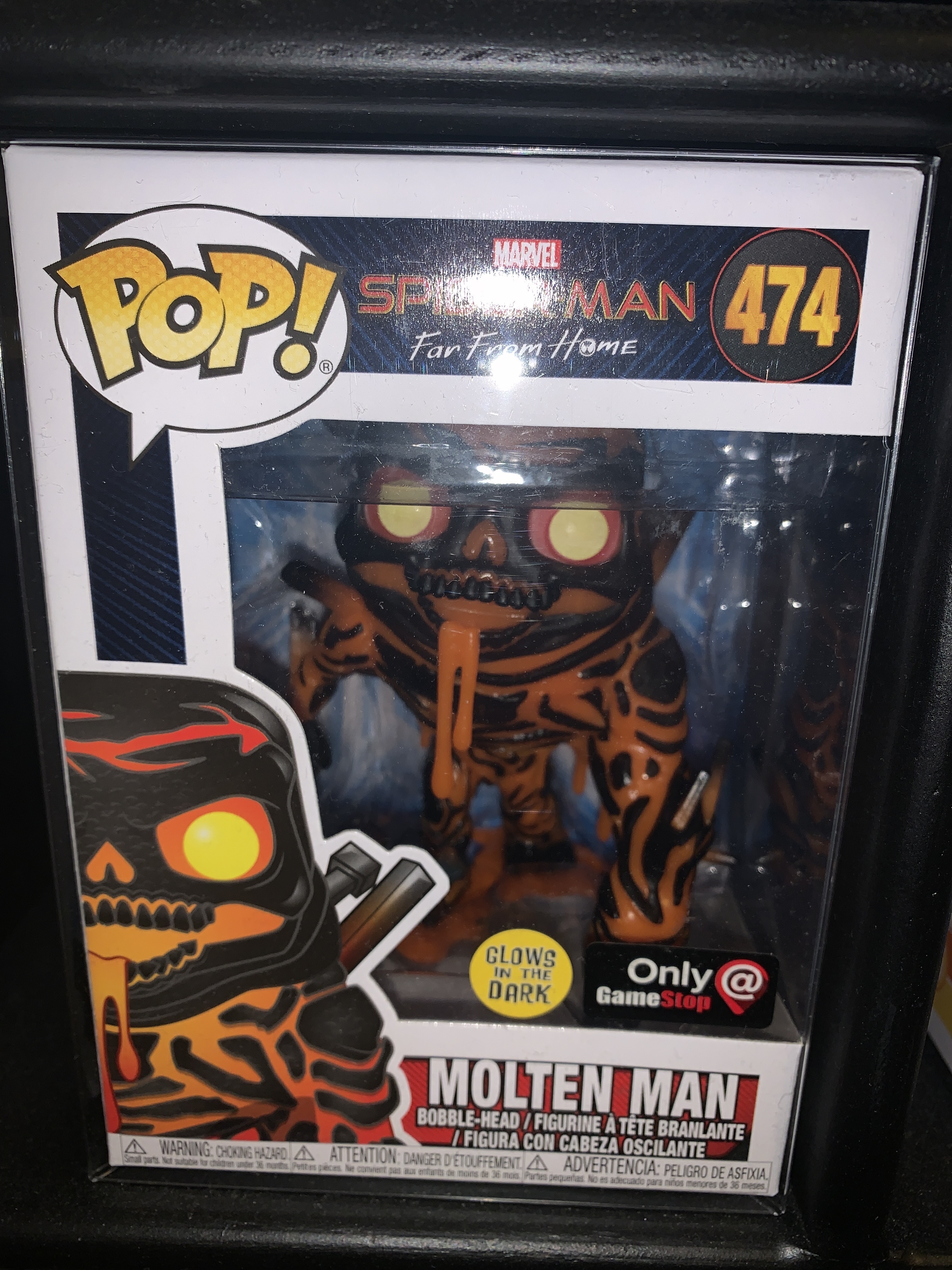 Funko pop molten man cheap glow in the dark