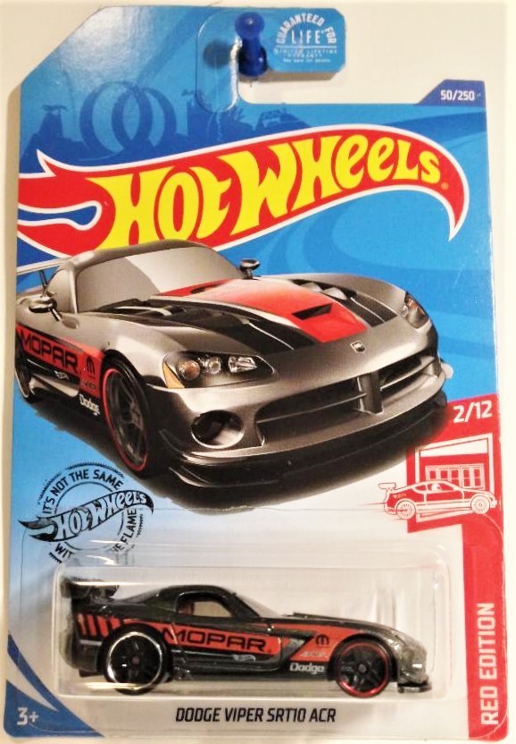 2012 Hot Wheels RED E25 2013 Viper SRT #11 